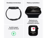 APPLE Watch 10 GPS 46mm koperta z aluminium (onyks) + pasek sportowy rozmiar M/L (czarny) - 1278133 - zdjęcie 3